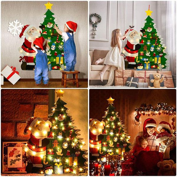 

christmas decorations diy felt tree ornaments for home shop kid toys year 2021 xmas gifts party supplies