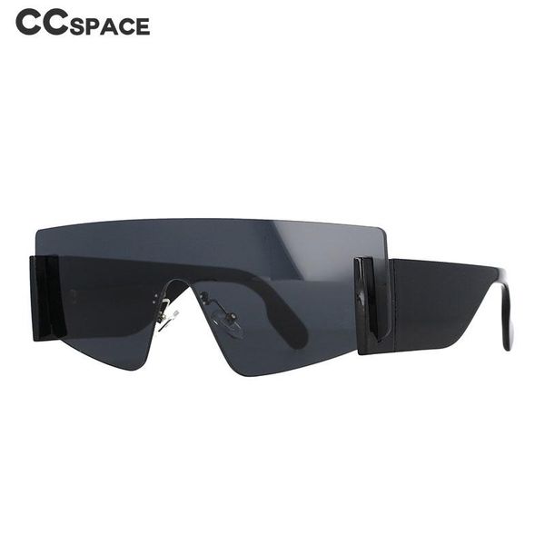 

sunglasses 51117 square oversized one lens brand designer fashion men women shades uv400 vintage glasses, White;black