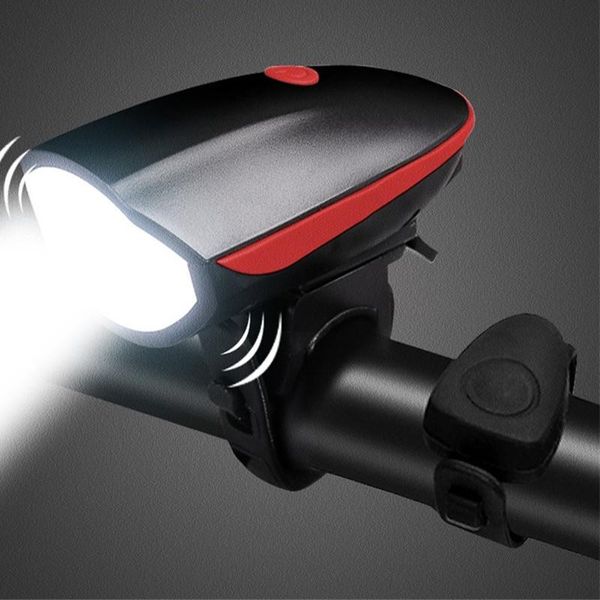 

bike lights usb charging led light bicycle with 130db electric horn bell cycling lamp rainproof headlight