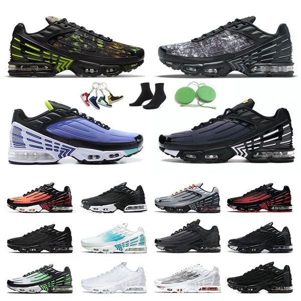 

tn plus 3 iii tuned 2 original designer running shoes mens womens trainers obsidian all black white wolf grey navy blue luxury leather golde