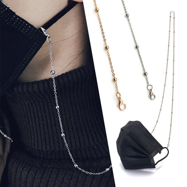 

Japan And South Korea Simple Fashion Clip Beads Snake Chain Mask Lanyard Glasses Home Hook Hooks & Rails
