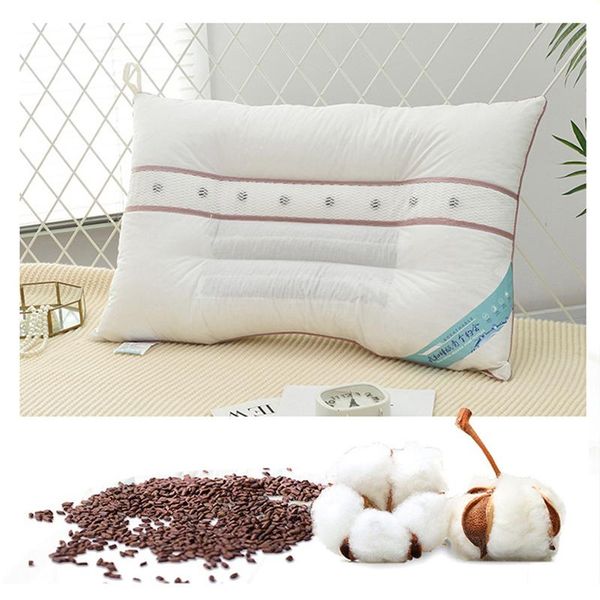 

pillow cassia seed sleeping genuine magnetic therapy gifts health care 48x74cm neck pillows for bedroom