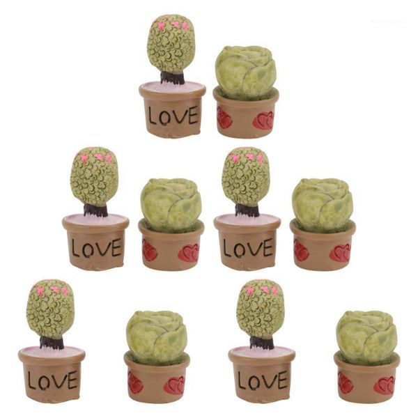 

emulated bonsai adornment cartoon mini succulent plants decor (2 styles)1