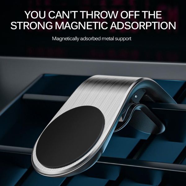 

universal phone holder design clip car air vent magnetic mount bracket for cell gps silicone pad mounts & holders