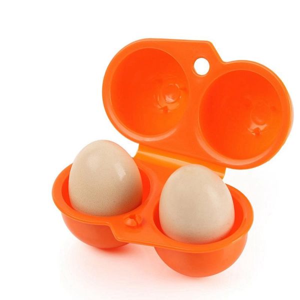 

storage boxes & bins portable kitchen container egg box convenient hiking outdoor bbq camping carrier for 2 case