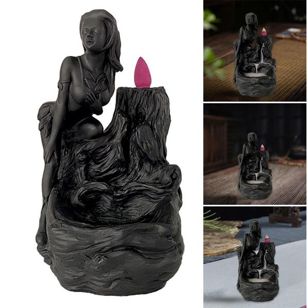 

fragrance lamps resin backflow incense burner handmade holder creative ornament for living room bedroom office part