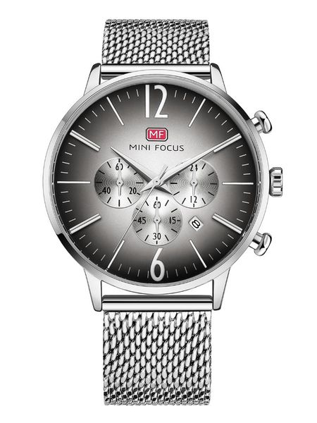 

wristwatches men quartz watch brand fashion casual luxury stainless steel strap watches mens waterproof wristwatch, Slivery;brown