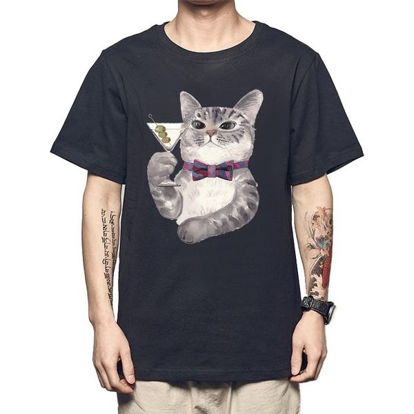 

cat japanese printed funny men/women tshirt anime shirt oversized clothes o-neck funny t shirts for men tees 2021 men's t-shirts, White;black
