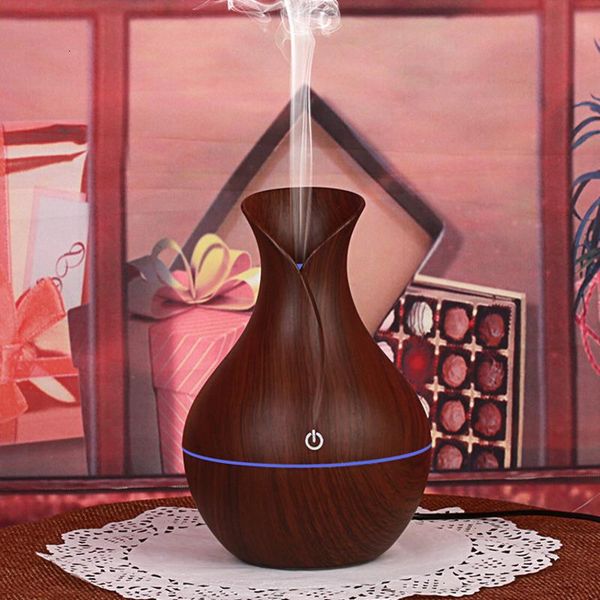 

essential oils diffusers wooden humidifier aroma oil diffuser usb humidificador household air with led lights