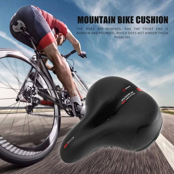 

bike saddles 1 pcs bicycle shocks saddle mountain hollow folding road seat cushion cycling accessory