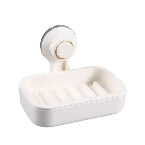 

soap dishes suction cup drain rack detachable space saving bathroom supplies holder wall mount abs groove