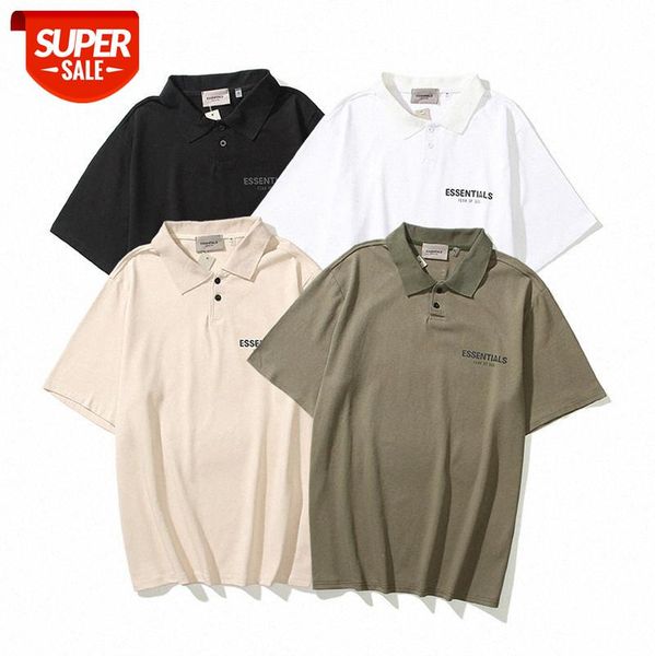

fog double line street letter lapel couple polo shirt wholesale #tu3m, White;black