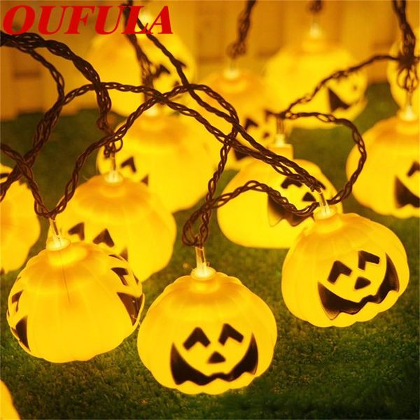 

strings dlmh outdoor waterproof halloween pumpkin lantern led yellow string lights