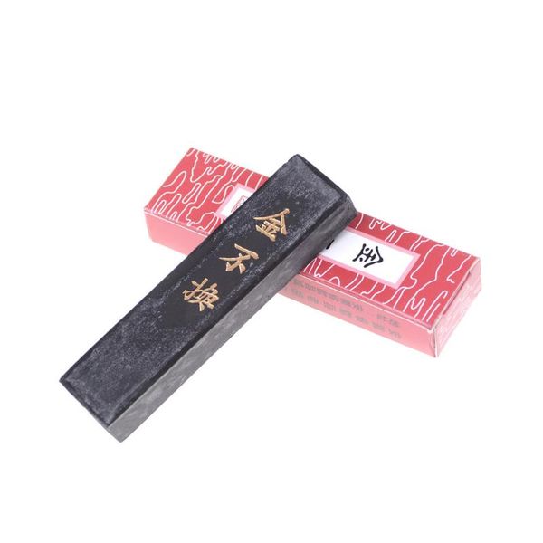

1pc chinese ink stone writing brush pen calligraphy sticks solid pine-soot stick refills, Black;red