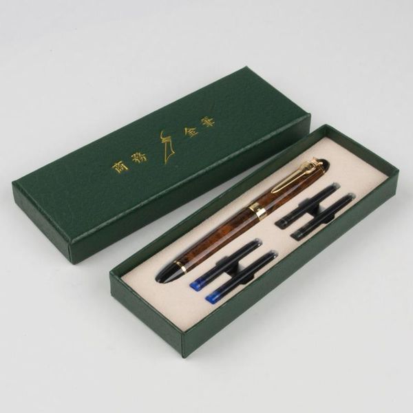 

marble pattern jinhao luxury converter fountain pen metal inking pens for office supplies school