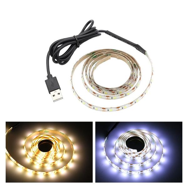 

strips waterproof 1m 2m 3m usb led strip light 5v flexible lamp smd 2835 decor tape for christmas year ramadan home tv background