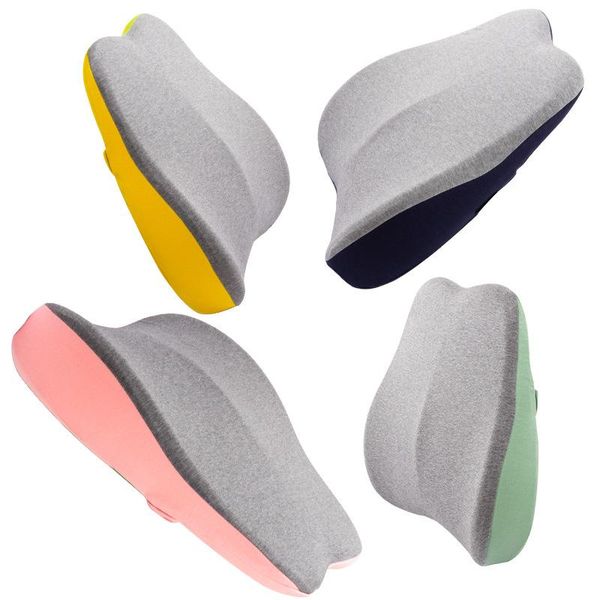 

memory cotton lumbar pillow office seat backrest home waist protection