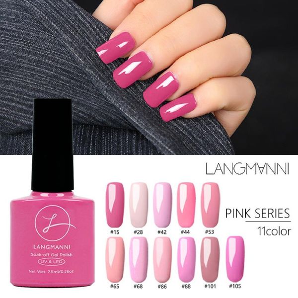

nail polish long lasting pink series uv potherapy nude color pure