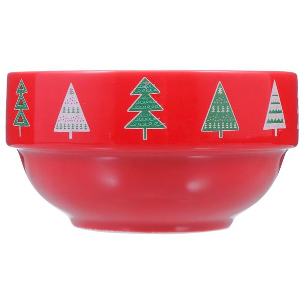 

bowls 1 pc christmas serving tableware christmas-theme rice bowl soup for home