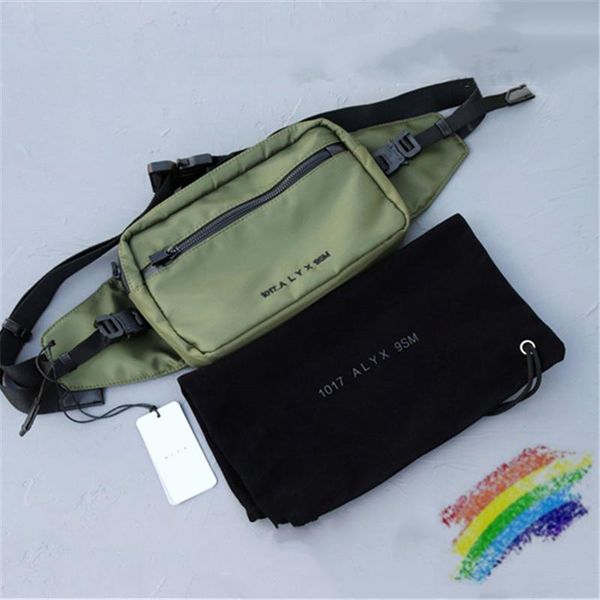 

with dust bags labels bag men women 1:1 1017 alyx 9sm jacquard laser mark zipper head safety buckle backpack