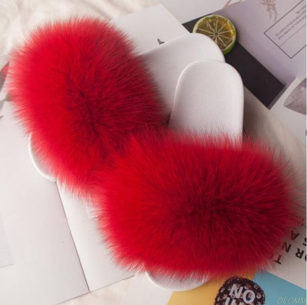 

slippers fur slides women's home summer flip flops woman furry ladies female shoes fluffy 2021 designer sandals white, Black
