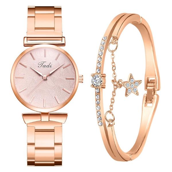 

wristwatches relogio feminino women watches gold quartz classic leaf bracelet female clock rhinestone steel, Slivery;brown