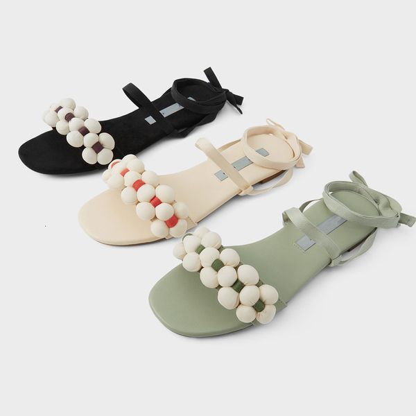 

slippers secret women's sandals, ground-up sdals with open flower d kle strip, summer, . qjyd, Black