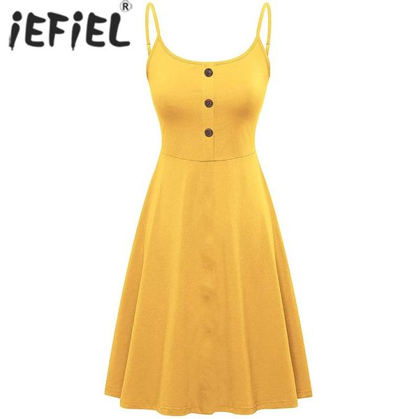 

maternity dresses women spaghetti strap sundress pregnancy nursing cami for breastfeeding pregnant button down flared midi dress, White