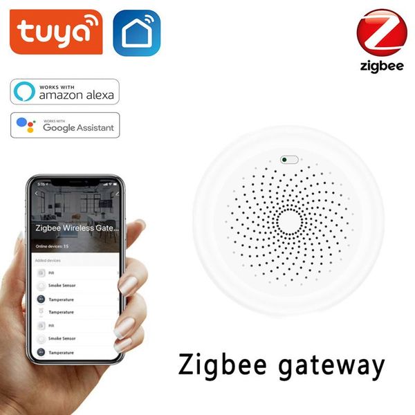 

smart home control 2021 tuya zigbee wireless gateway hub bridge app remote devices via works with alexa