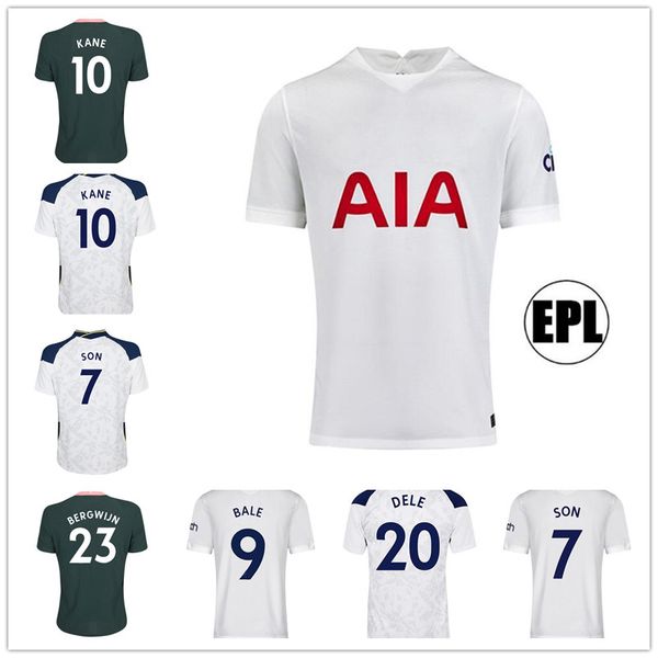 

21 22 kane son bergwijn soccer jerseys 2122 lucas spurs dele tottenham football shirt bale ndombele men kids kit training suit, Black;yellow