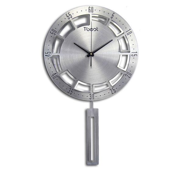 

wall clocks european metal clock creative simple mute quartz watch art modern reloj de pared gift