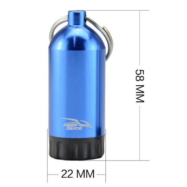

pool & accessories aluminum scuba dive diving tank keychain with 12 o rings and brass pick swimming water sports snorkeling