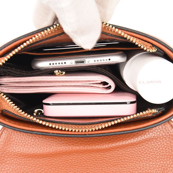 

women fashion soft leather shoulder pattern crossbody small flap bucket hand design messenger bags