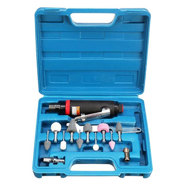 

pneumatic tools 1 set polishing carving air compressor sander grinding power storage box 1/4" die grinder tire repair kit