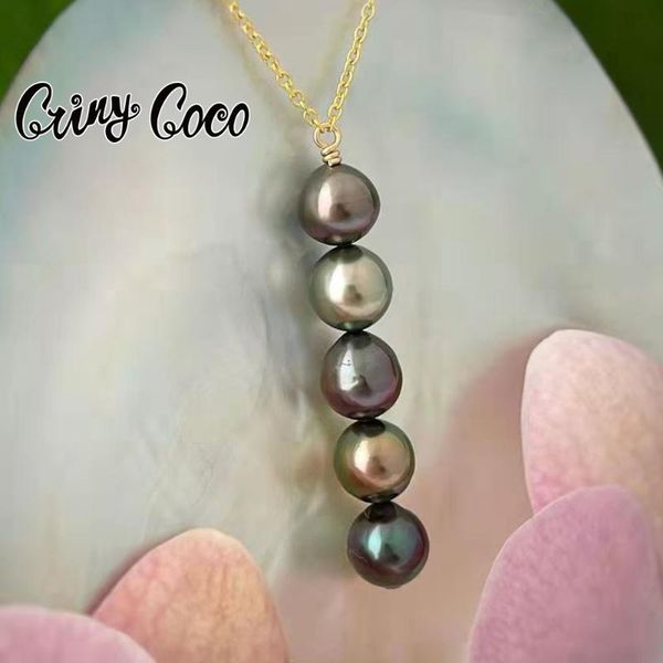 

chains natural pearl necklace vintage baroque freshwater pearls pendant hawaiian women jewelry and necklaces for mother, Silver