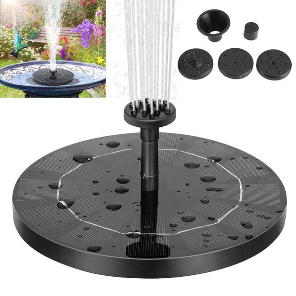 

artudatech solar powered fountain water pump night floating garden bird bath kit decorations