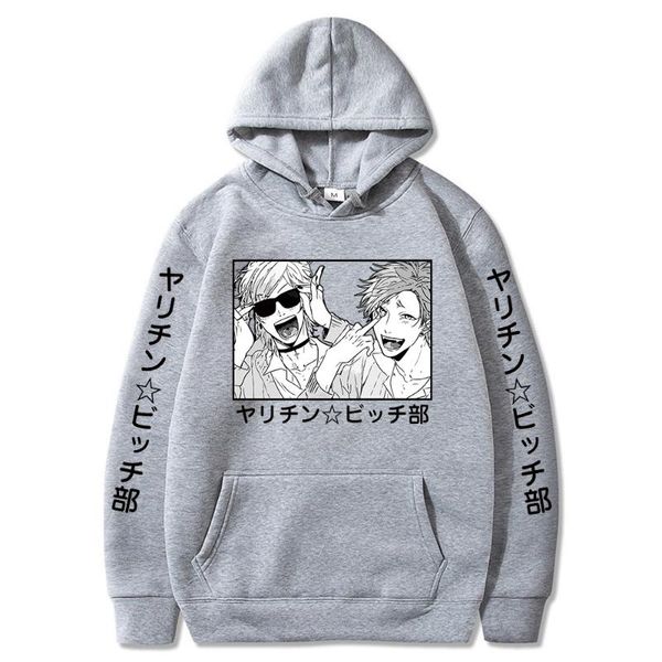 Herren Hoodies Sweatshirts 2022 Anime Yarichin B Club Ayato Yuri Cartoon Kawaii Frauen Lustige Manga Streetwear Harajuku Casual Männer Winter Swe
