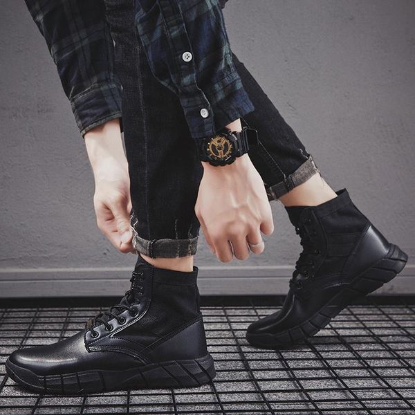 

boots black shoe men casual sale sports boty para sneakers for sapato causal cuero spring de sneaker 2021 slip hombre fashion on