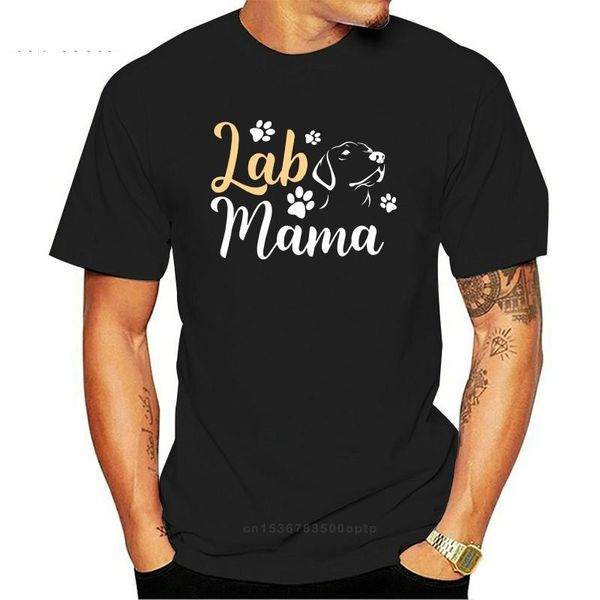 

men's t-shirts lab mama labrador retriever t-shirt cute lover dog mothers-women's t-shirt-black, White;black