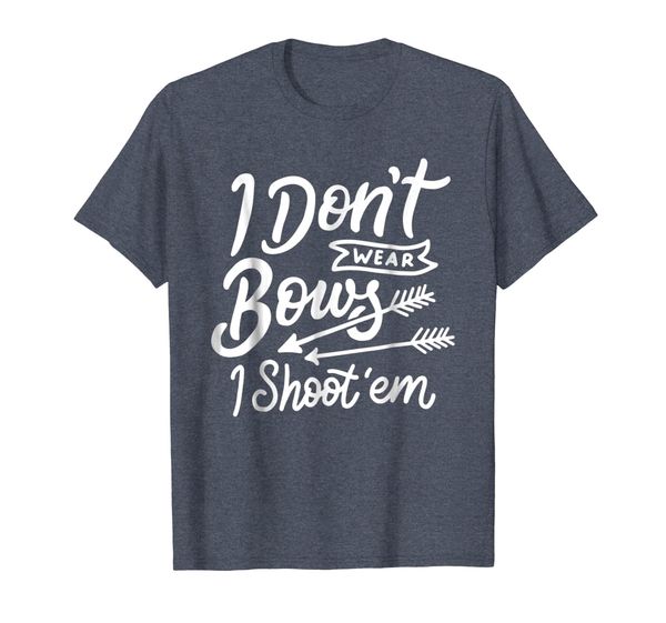 

i don't wear bows i shoot them t-shirt archery girl tee, White;black