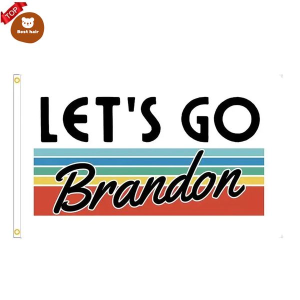 

new lets go brandon flag 90*150cm outdoor indoor small garden flags- fjb single-stitched-polyester with brass grommets eedewd
