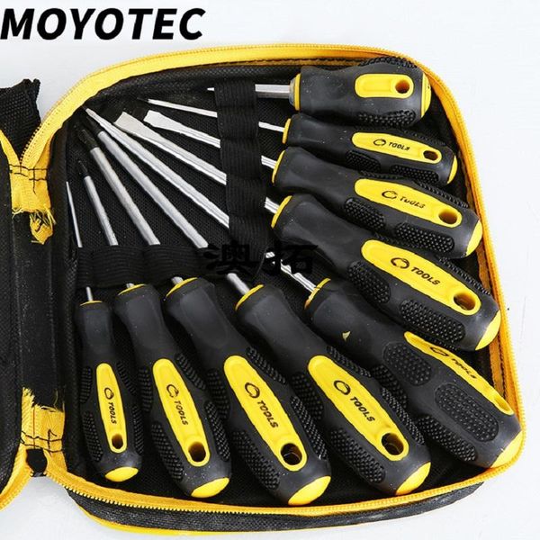 

9pcs cross - type screwdriver small radish mini ultra short micro hand tools