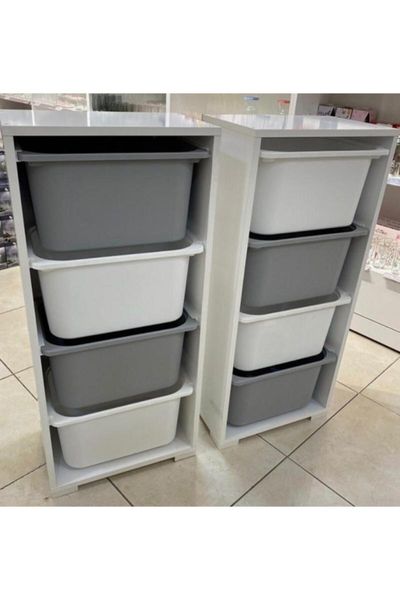 

toy / pantry cabinet with 4 large drawers vps bath accessory set