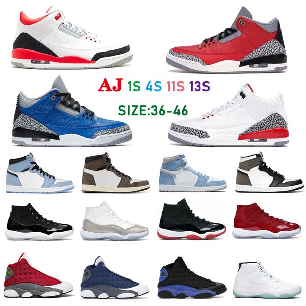 

2021 aj 3s retro high og basketball shoes men women 1s 11s 13s red flint concord 45 legend blue court purple university blue lucky green roy