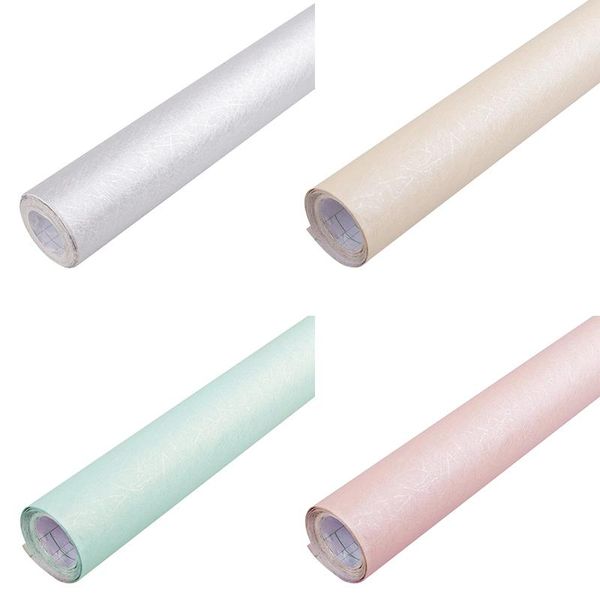 Adesivos de parede Modern Simples Papel de Parede 4 Cores Auto-adesivo TV Fundo Quarto Sala de estar PVC Decoração de Casa 60CMX100cm