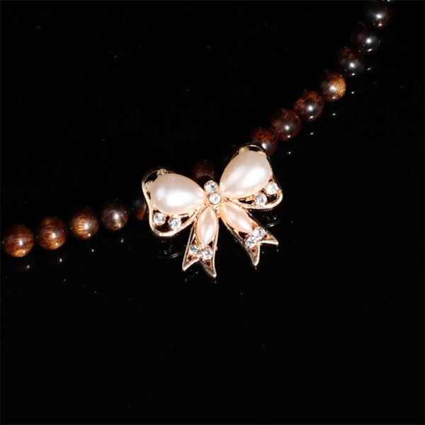

light proof grade pearl fashion cartoon suit wedding bow brooch, Gray