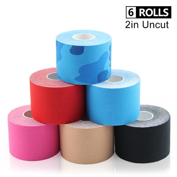 

sport tape kinesiology elastic athletic strapping gym tennis fitness running knee care elbow & pads, Black;gray