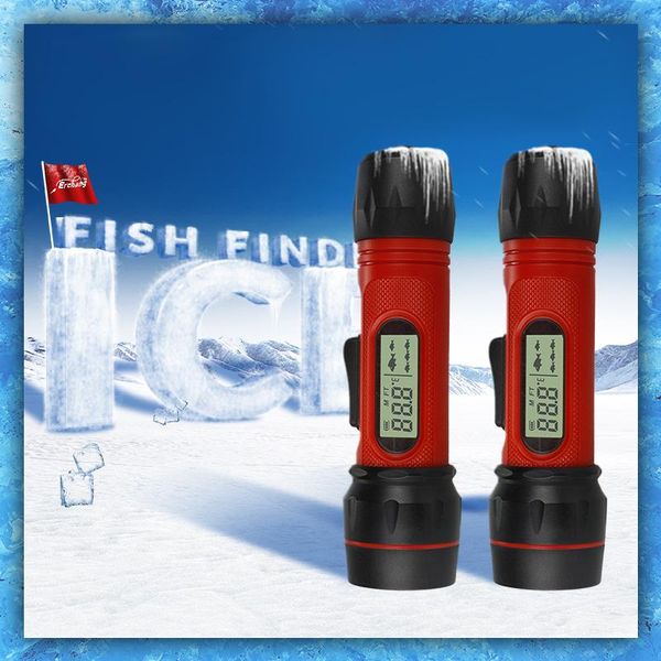 

fish finder erchang f12 ice fishing sonar 08-90m depth -sounder winter tackel for