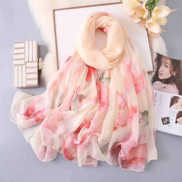 

summer new crocodile wrinkled chiffon scarf women's beach travel shawl, Blue;gray