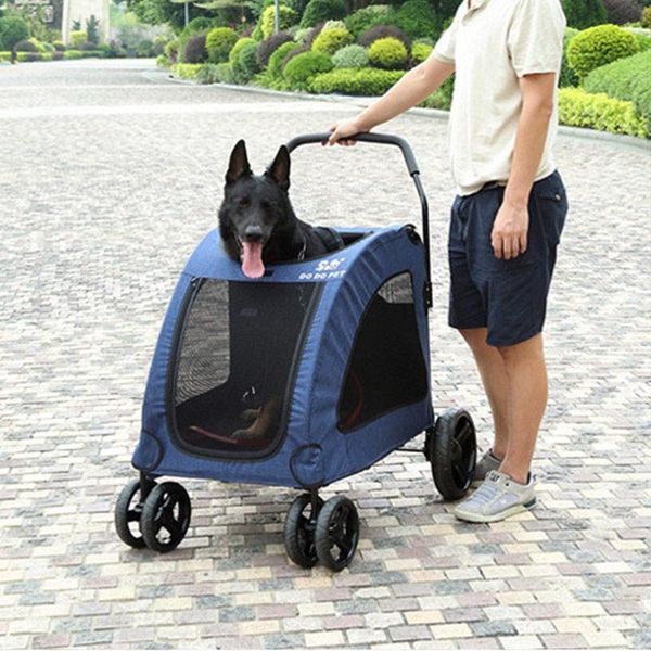 

dog car seat covers folding lightweight pet stroller rescue four-wheeled golden retriever labrador medium and large older